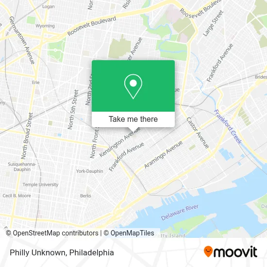 Philly Unknown map