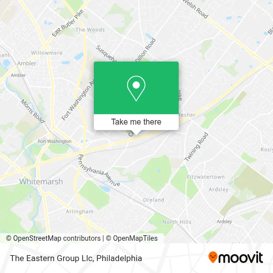 The Eastern Group Llc map