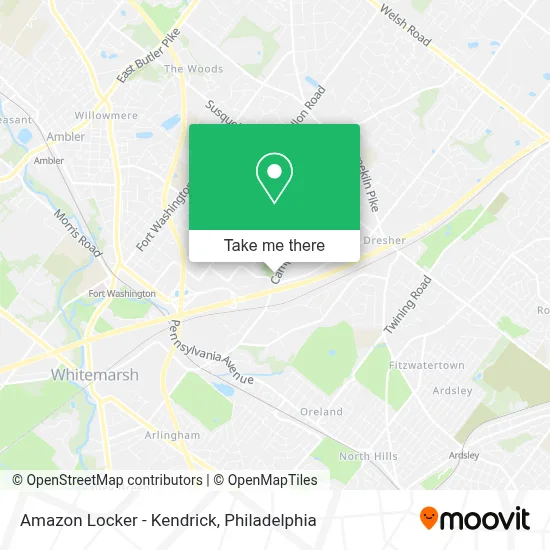 Amazon Locker - Kendrick map