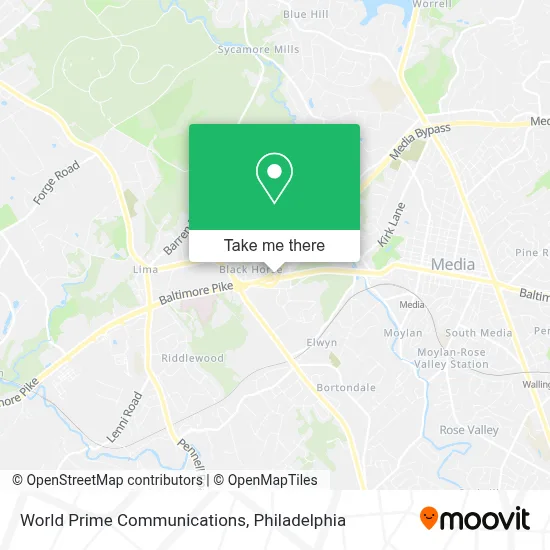 World Prime Communications map