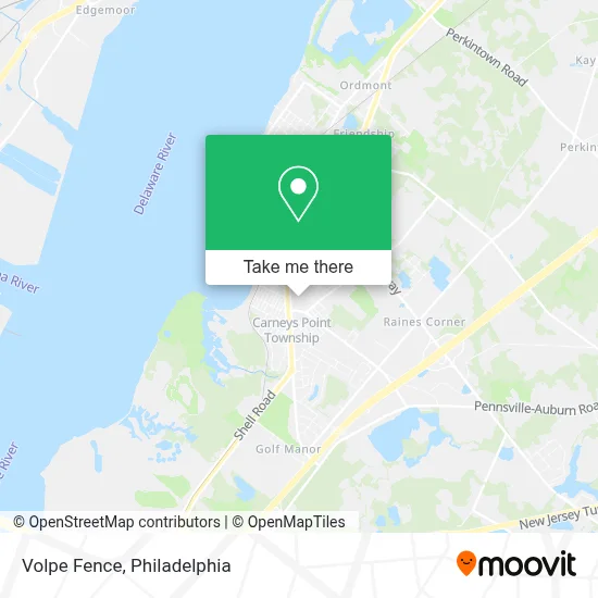Volpe Fence map