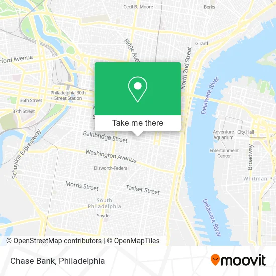 Chase Bank map