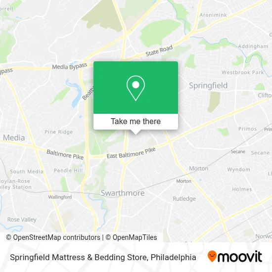 Springfield Mattress & Bedding Store map