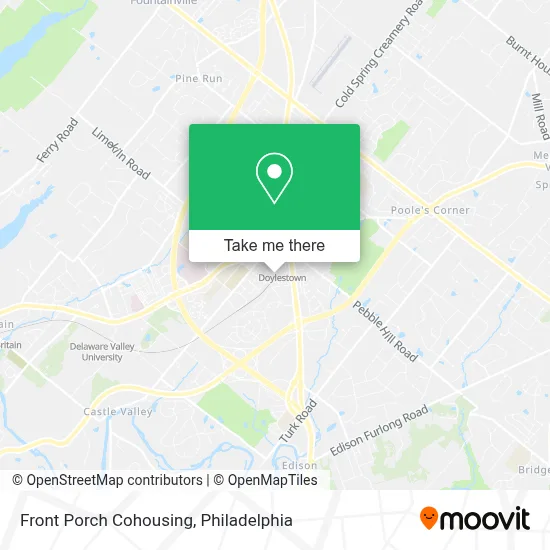 Front Porch Cohousing map