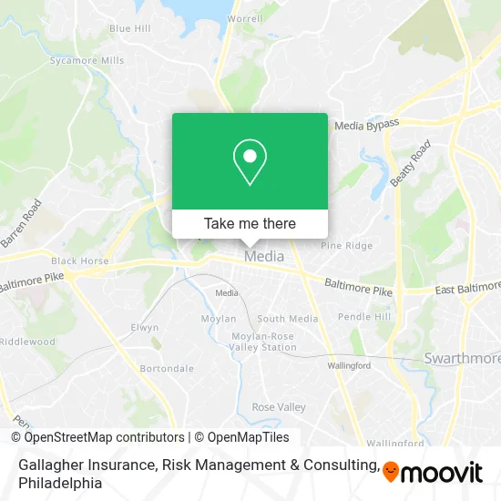 Gallagher Insurance, Risk Management & Consulting map
