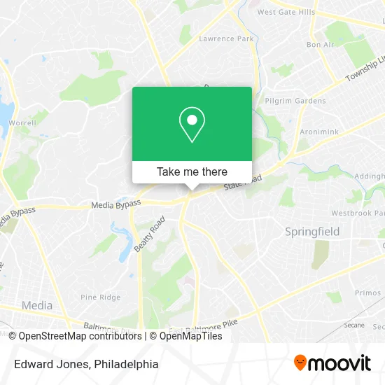 Edward Jones map