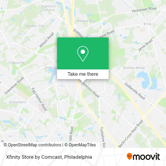 Xfinity Store by Comcast map