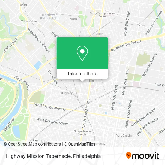 Highway Mission Tabernacle map