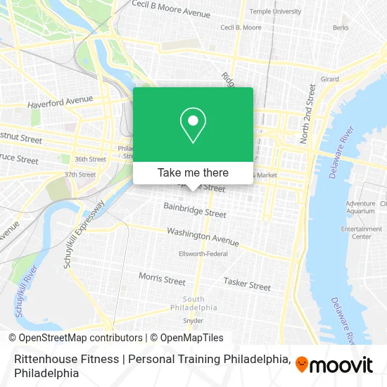 Rittenhouse Fitness | Personal Training Philadelphia map