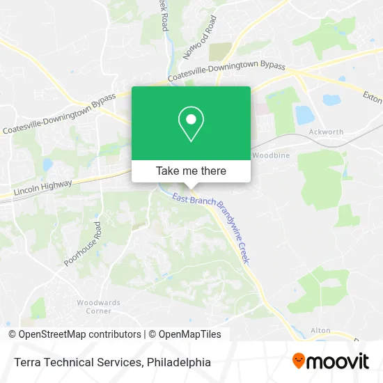 Terra Technical Services map