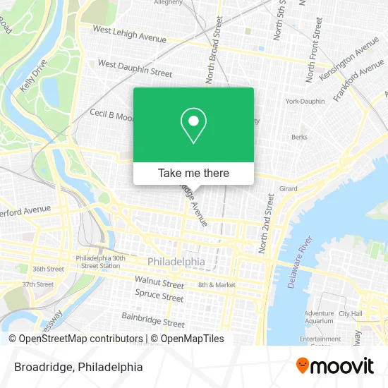 Broadridge map