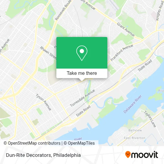 Dun-Rite Decorators map