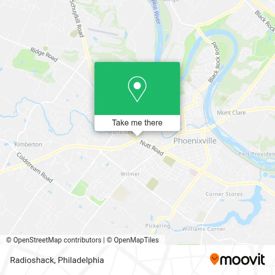 Radioshack map
