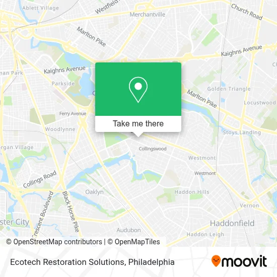 Ecotech Restoration Solutions map