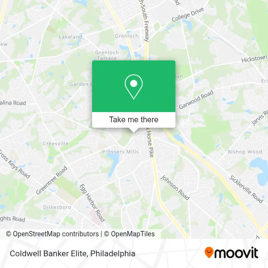 Coldwell Banker Elite map