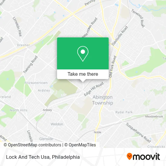 Lock And Tech Usa map