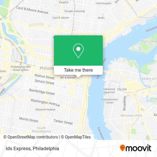 Ids Express map