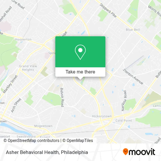 Asher Behavioral Health map