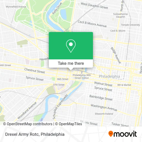 Drexel Army Rotc map