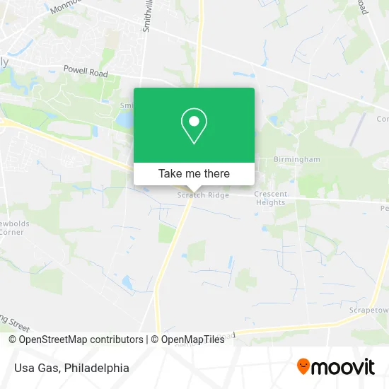 Usa Gas map