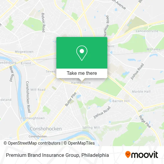 Premium Brand Insurance Group map