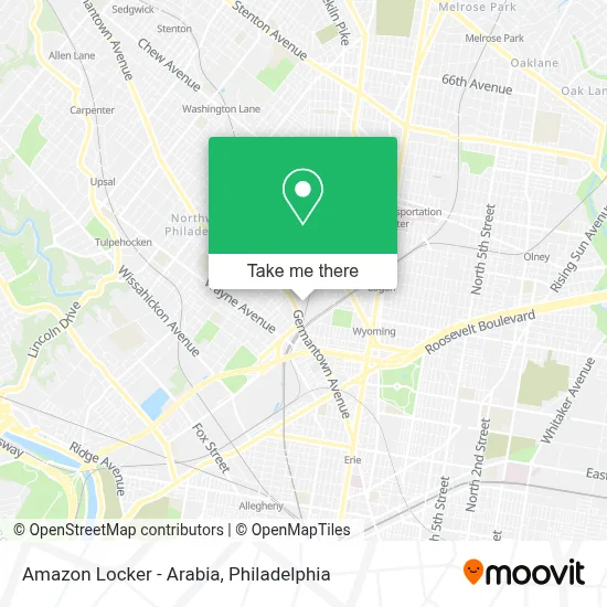 Amazon Locker - Arabia map