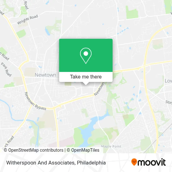 Witherspoon And Associates map