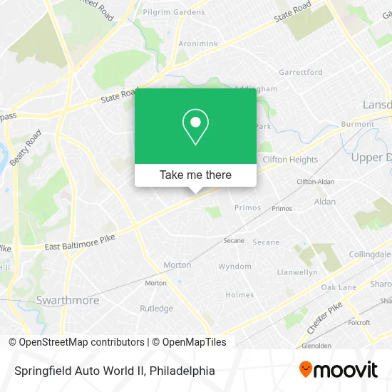 Springfield Auto World II map