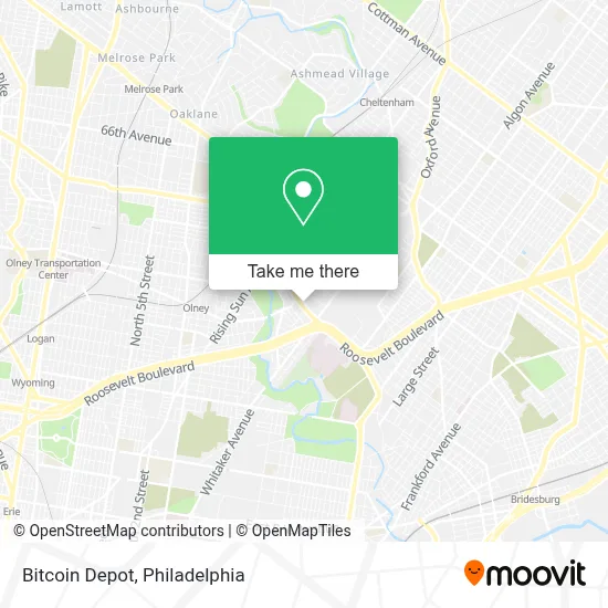 Bitcoin Depot map