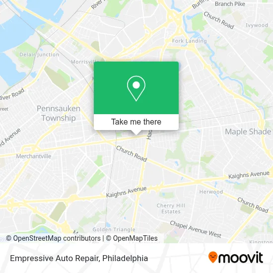 Empressive Auto Repair map