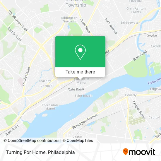 Turning For Home map