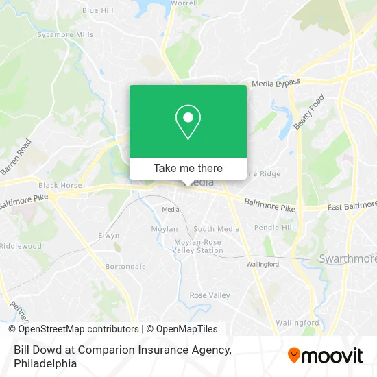 Bill Dowd at Comparion Insurance Agency map
