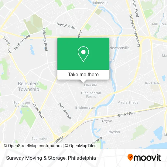 Sunway Moving & Storage map