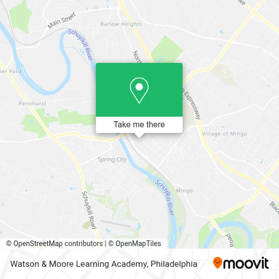 Watson & Moore Learning Academy map