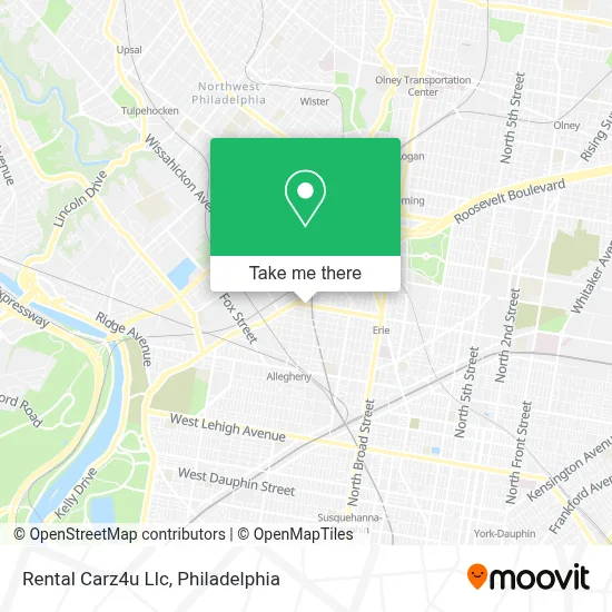 Rental Carz4u Llc map
