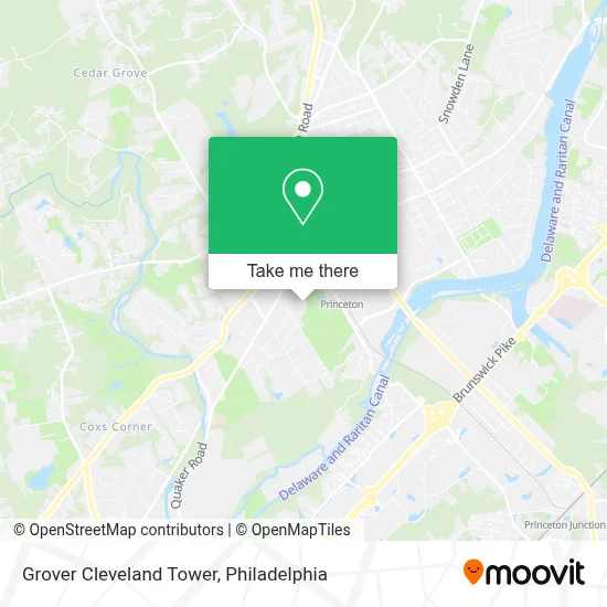 Grover Cleveland Tower map