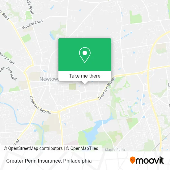 Greater Penn Insurance map