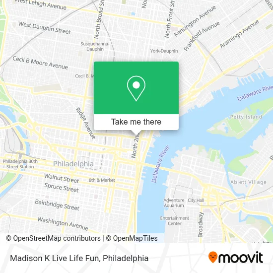 Madison K Live Life Fun map