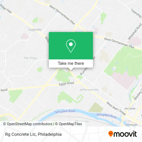 Rg Concrete Llc map