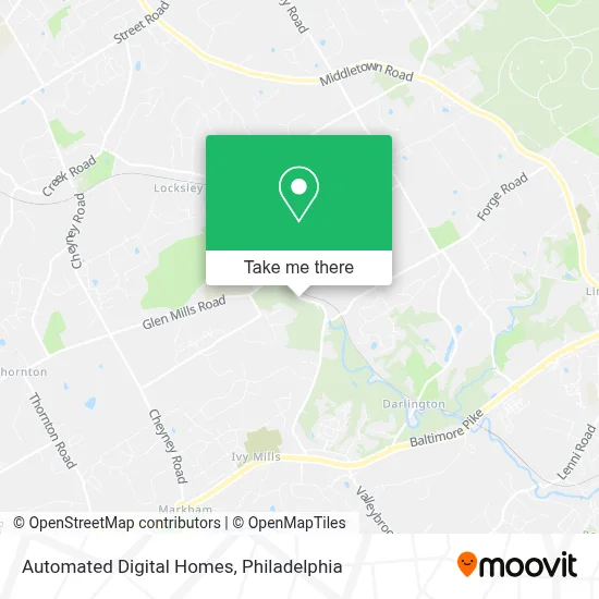 Automated Digital Homes map