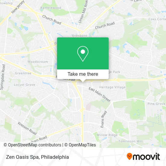 Zen Oasis Spa map