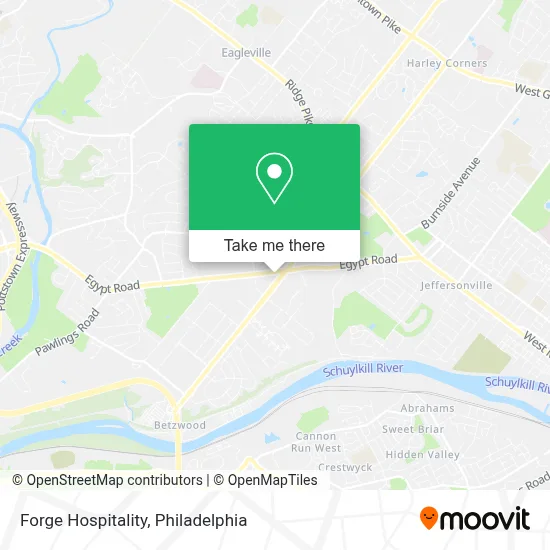 Forge Hospitality map