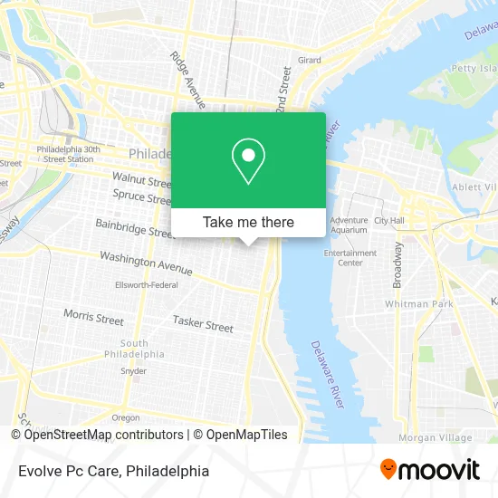 Evolve Pc Care map