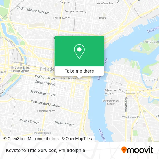 Keystone Title Services map