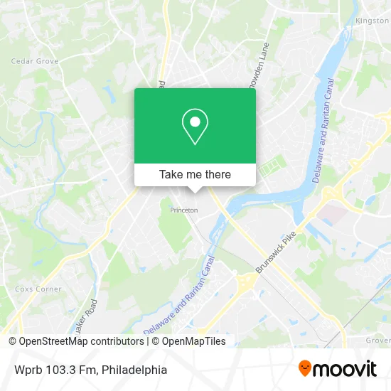 Wprb 103.3 Fm map