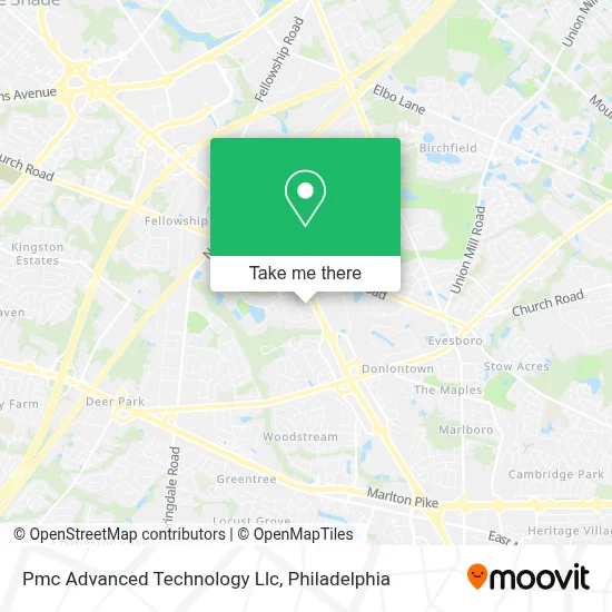 Pmc Advanced Technology Llc map
