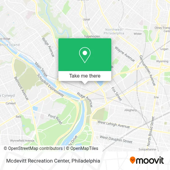 Mcdevitt Recreation Center map