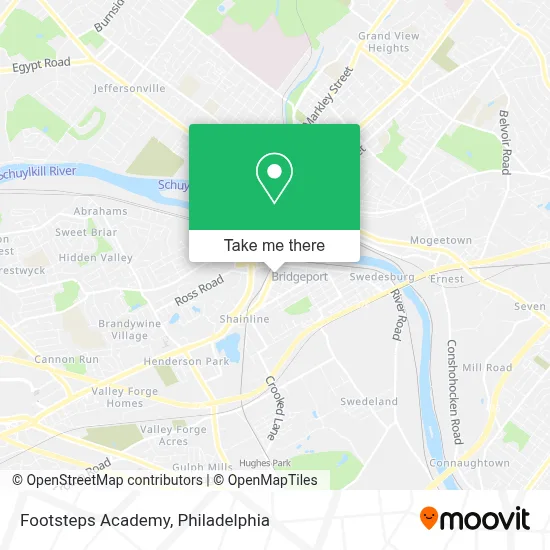 Footsteps Academy map