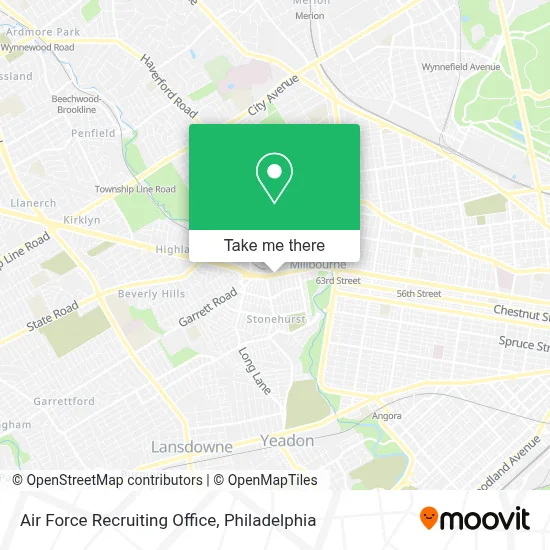 Air Force Recruiting Office map