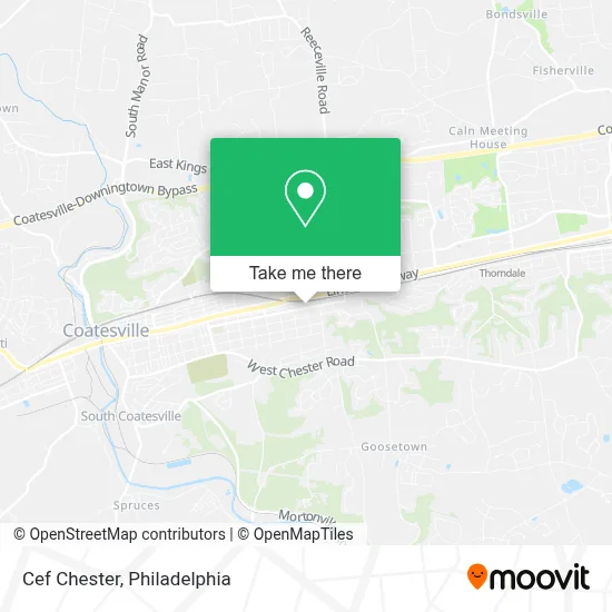 Cef Chester map